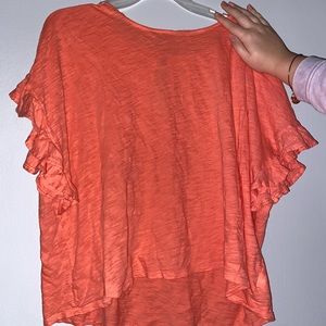 Peachy orange shirt